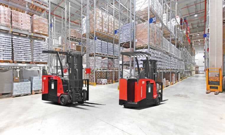 A Series 3-Wheel Stand-up Counterbalanced Lift Truck